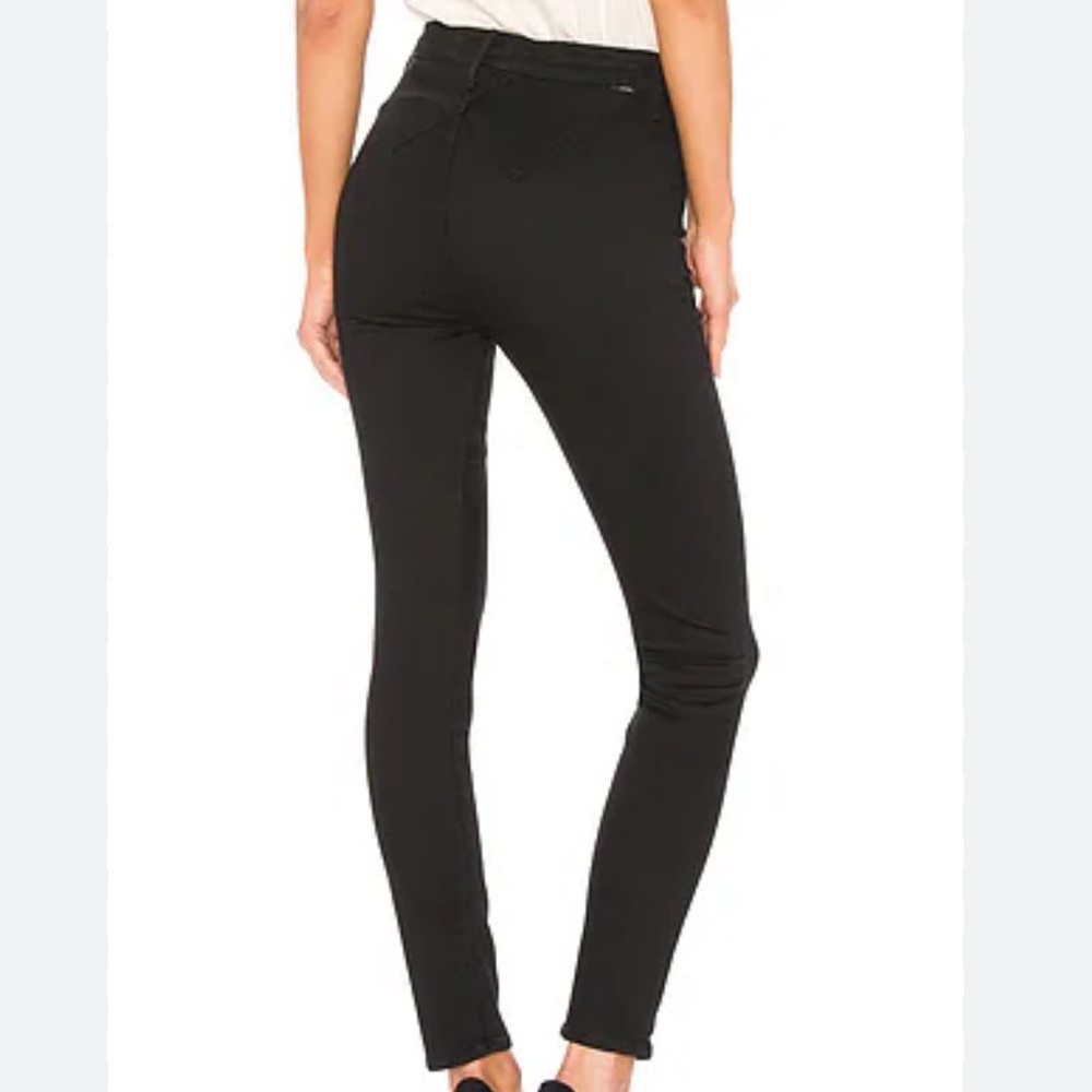 MOTHER The Diamond Swooner in Not Guilty blank skinny jeans